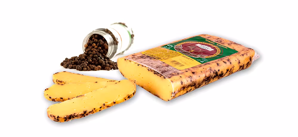 Lovecký sýr s pepřem  45% t.v.s.