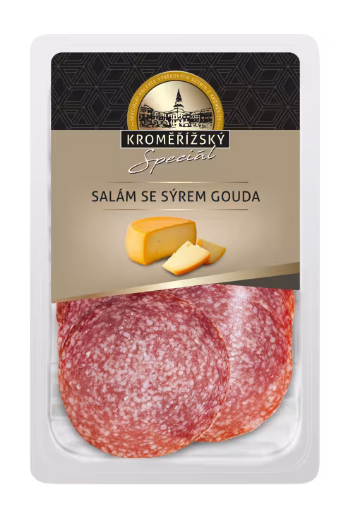 Salám se sýrem Gouda